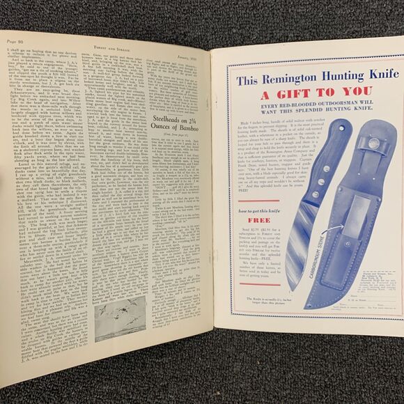 Vintage Forest and Stream Magazine January 1930 Duck Hunting Hunting Outdoors - Picture 7 of 10